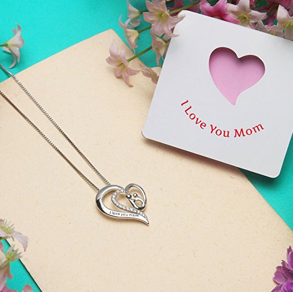 💝: S925 Silver Minimalist Heart Necklace - Mother's Day Gift
