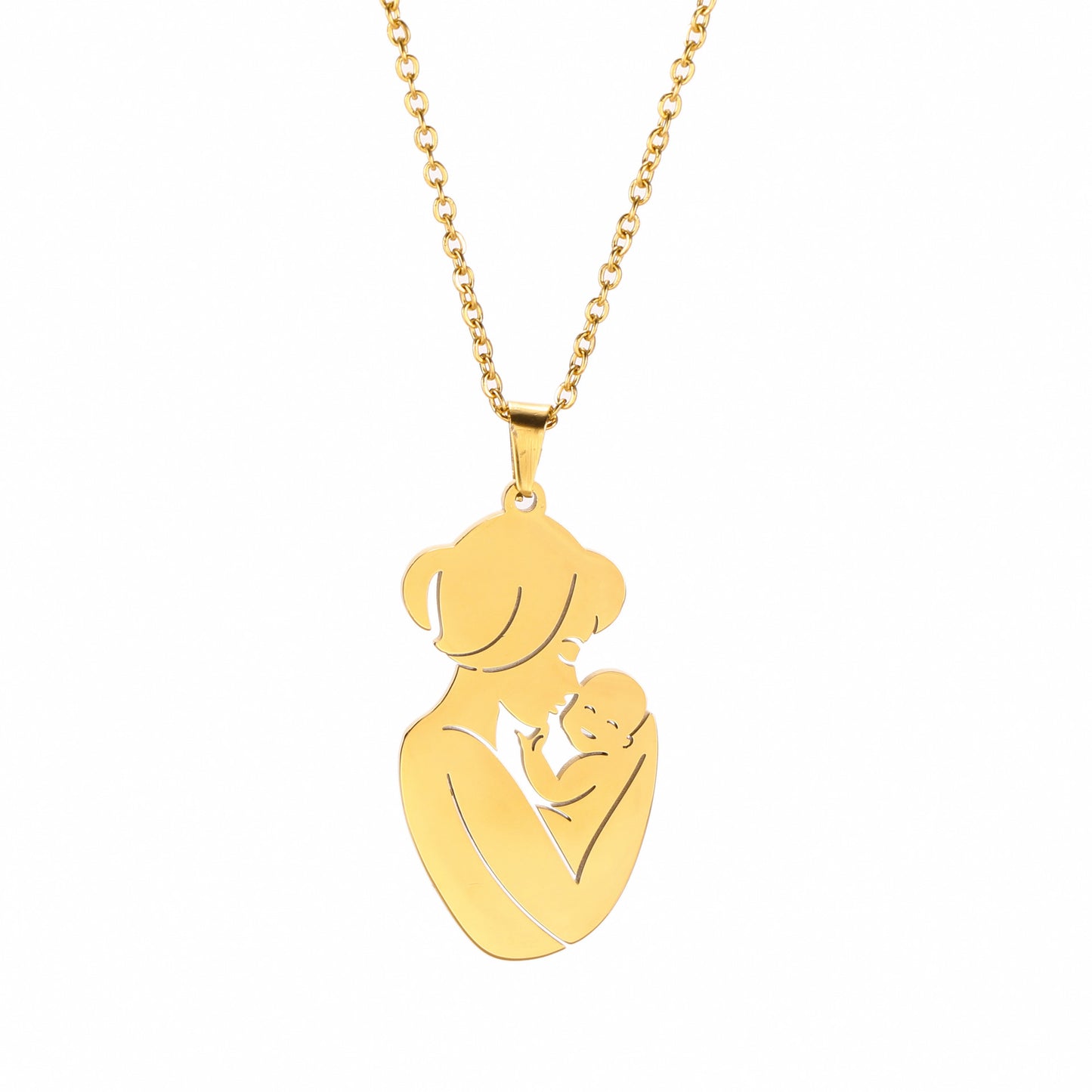 👩‍👶: Mother's Day Necklace for Mom and Baby - Creative Simple Design