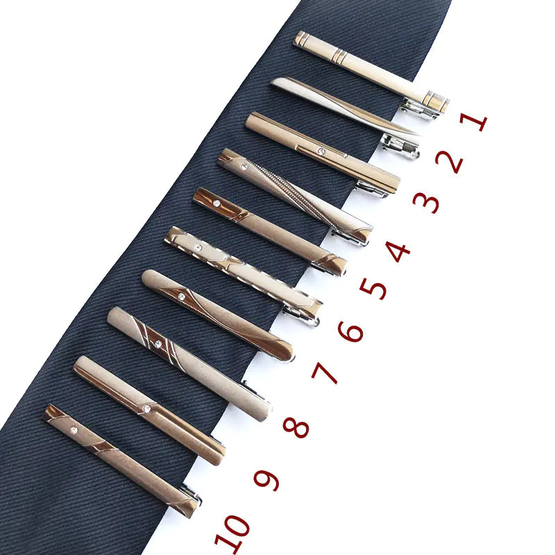 👔: Men's Silver Tie Clip - Professional Business Accessory