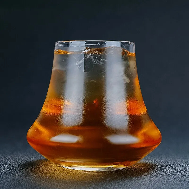 🥃 Premium Crystal Whiskey Glass - Handcrafted Lead-Free Artisanal Glass