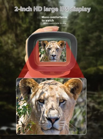 🔭: HD Digital Infrared Night Vision Monocular — 1080p | 100M IR Range | LCD Screen | Hiking, Wildlife & Stargazing