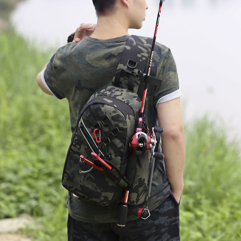 🎣: Men's Camouflage Tactical Fishing Backpack — Multi-Functional Outdoor Gear Bag