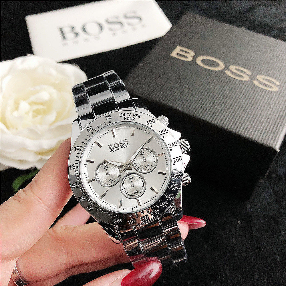 ⌚: Steel Alloy Fashion Quartz Watch