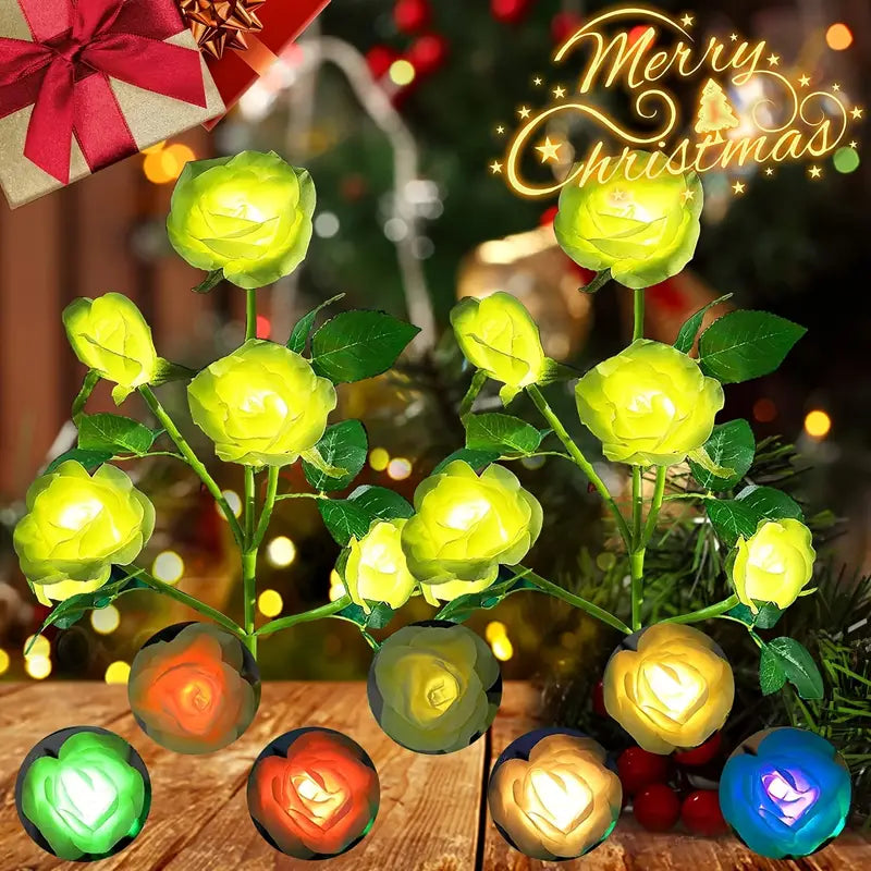 🌹: Color-Changing Solar Garden Roses