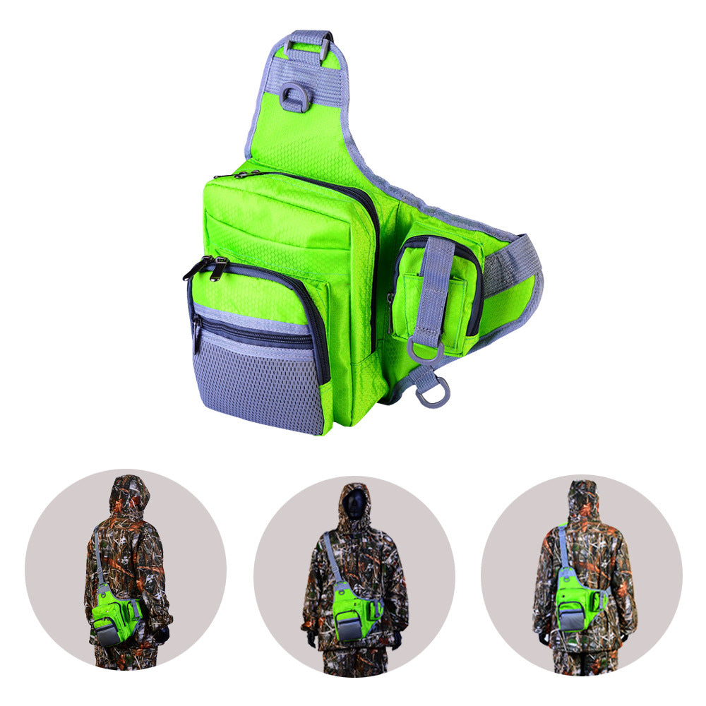 🎣: PROBEROS Multifunctional Fishing Shoulder Backpack — Canvas Sea Fishing Bag
