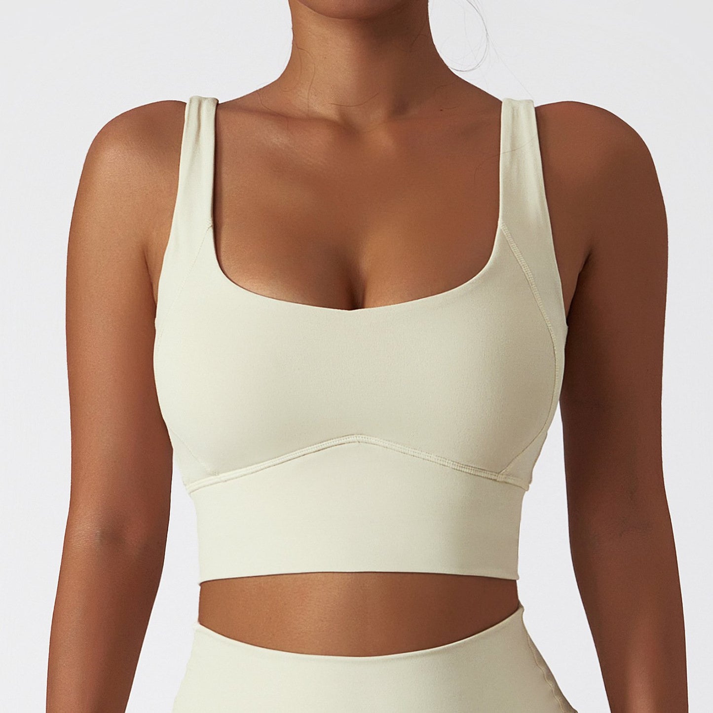 🧘: Quick-Dry Push-Up Yoga Bra — Shockproof | Nude Feel | Sizes S-XL | 6 Colors