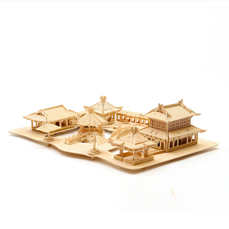 🏰: Giant Wooden Castle 3D Puzzle Building Model