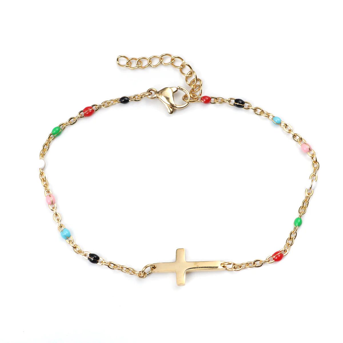 Cross Stainless Steel Bracelet