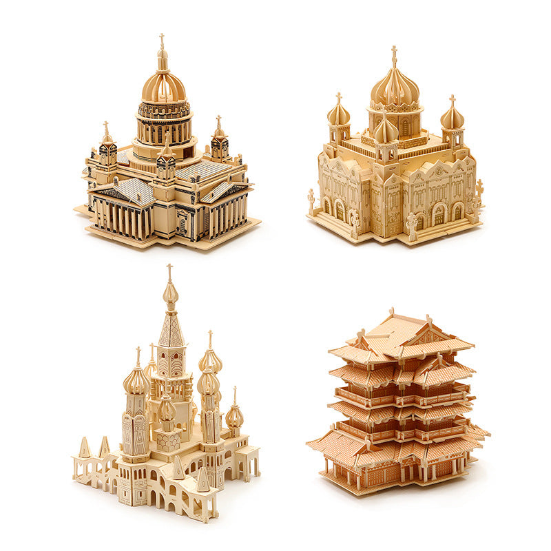 🏰: Giant Wooden Castle 3D Puzzle Building Model