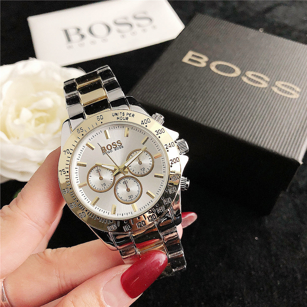 ⌚: Steel Alloy Fashion Quartz Watch