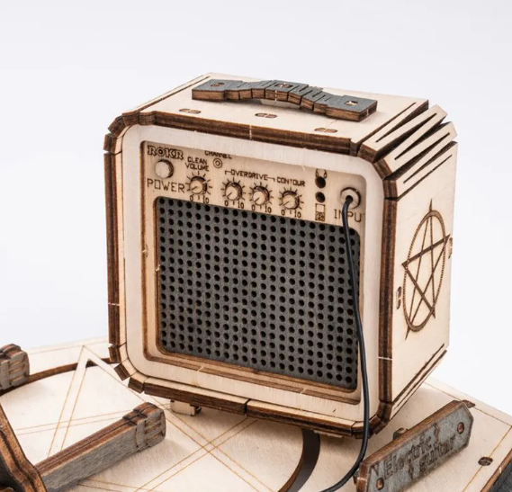 🎸: Robo Time Electric Guitar 3D Wooden Puzzle