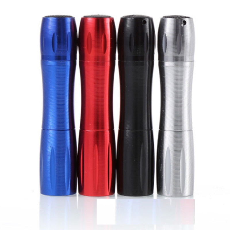 LED Mini Flashlight (AA Battery, Baseball Style)