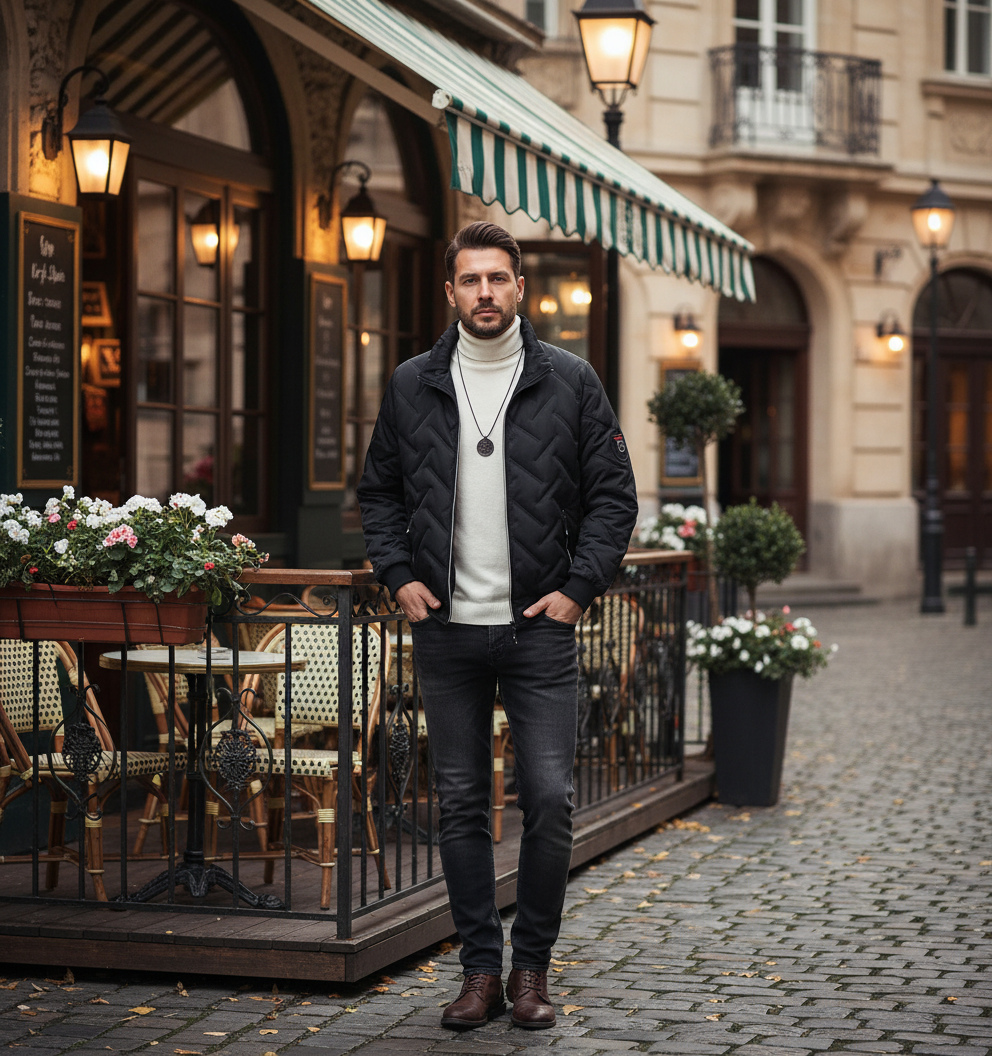 🧥: Men's Compressed Cotton Winter Coat