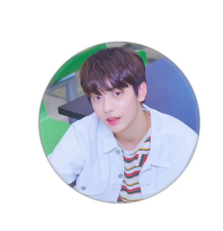 🔑: TXT Keychain and Badge Set - Tinplate Design
