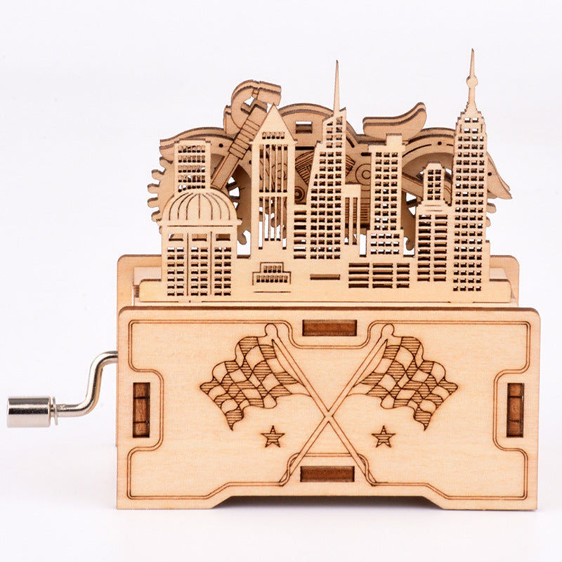 🎶: 3D Wooden Jigsaw Puzzle Music Box | 4 Quirky Designs