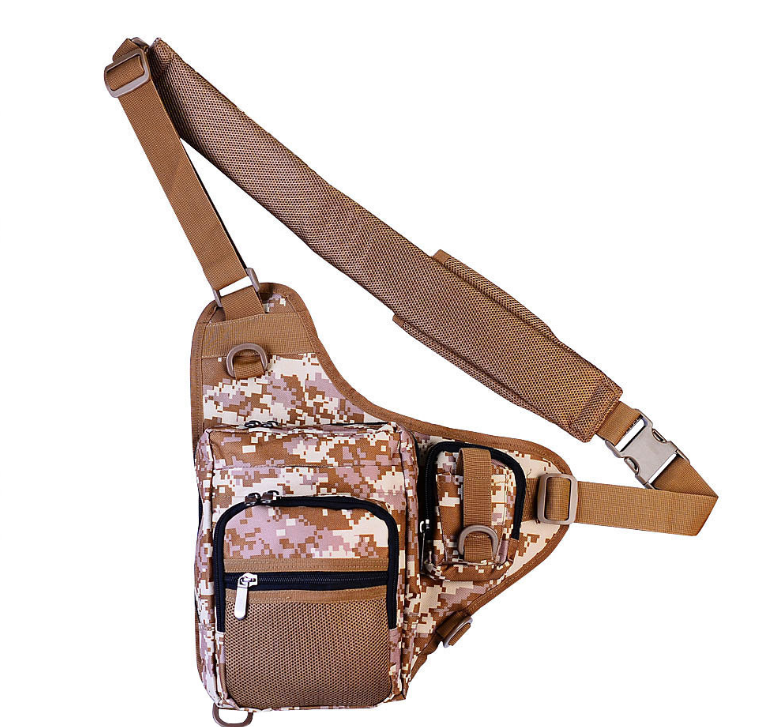 🎣: PROBEROS Multifunctional Fishing Shoulder Backpack — Canvas Sea Fishing Bag