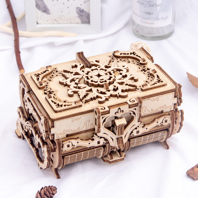 ⚙️: 3D Wooden Puzzle Mechanical Model | 4 Designs, DIY or Pre-Assembled