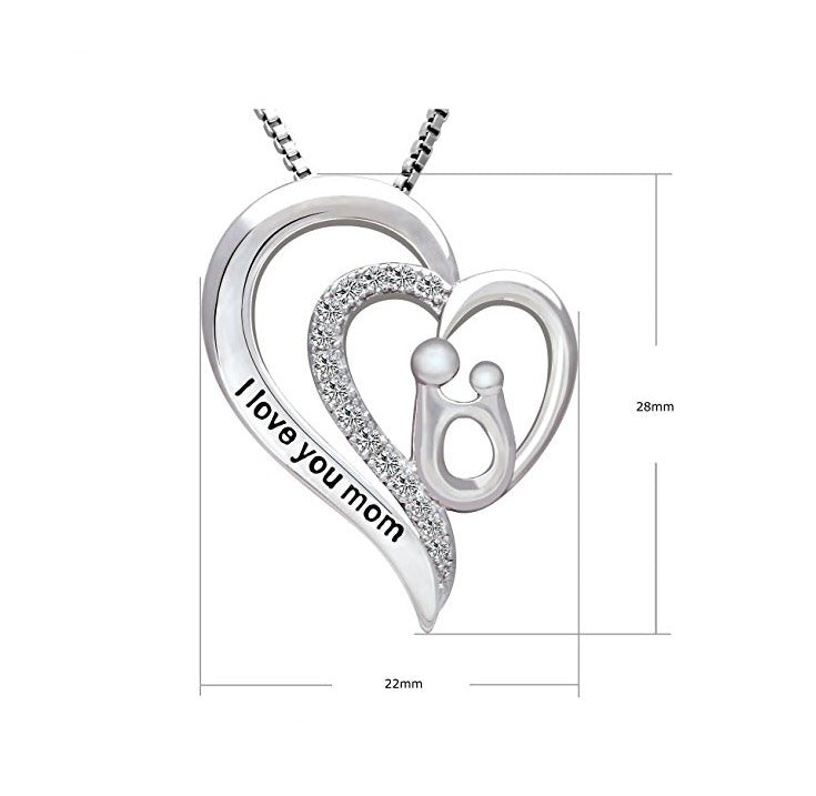 💝: S925 Silver Minimalist Heart Necklace - Mother's Day Gift