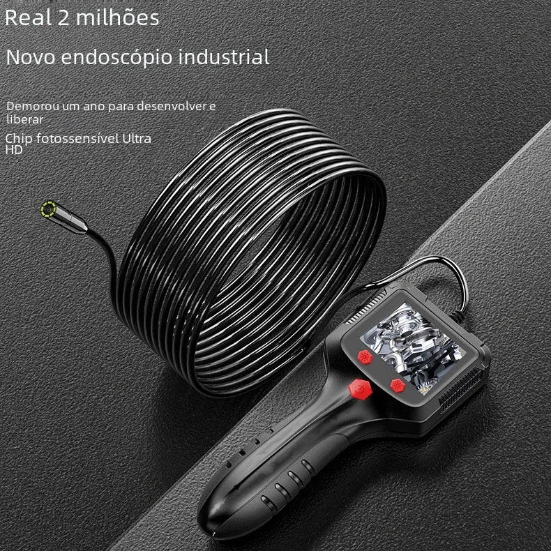 🔍: HD Waterproof Industrial Endoscope with Screen P100