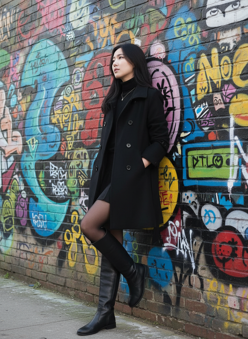 🧥: Women's Long Wool Winter Coat - Classic Elegant Jacket