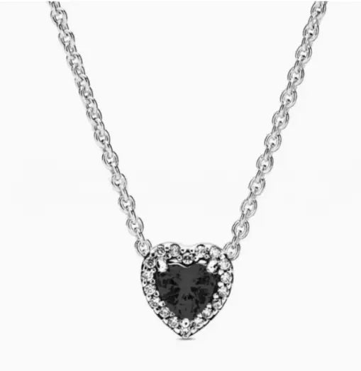 💎: 925 Silver Birthstone Diamond Necklace - Color Gemstone Pendant Jewelry