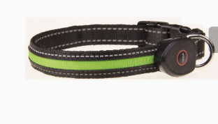 🐕: USB-акумуляторний світлодіодний нашийник для собак – Світиться нашийник для безпечних нічних прогулянок