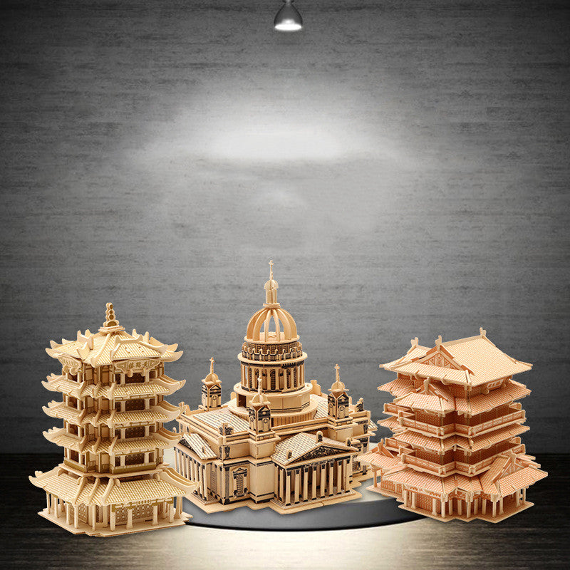 🏰: Giant Wooden Castle 3D Puzzle Building Model