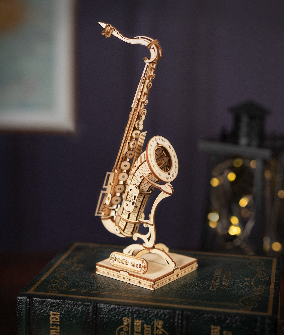 🎷: 3D Wooden Music Instrument Puzzle | Accordion & Saxophone