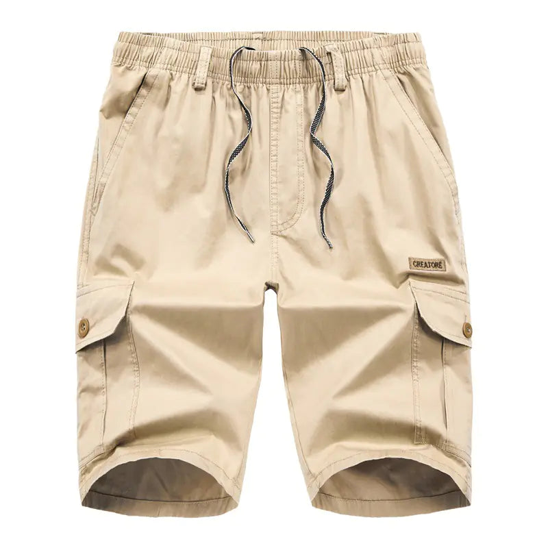 🩳: Plus Size Multi-pocket Elastic Casual Shorts