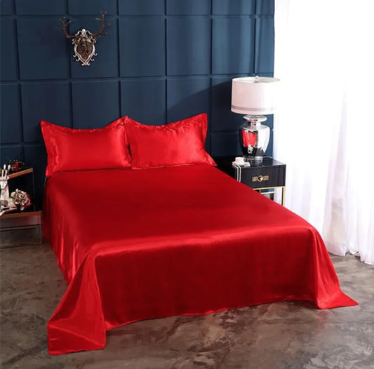 🛏️: Pure Ice Silk Bed Linen - Luxury Cooling Bedding Set