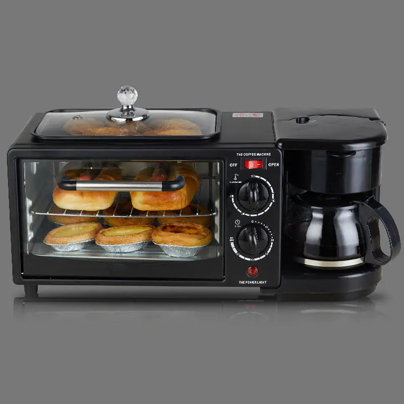☕: 3-in-1 Breakfast Machine - Coffee Maker & Toaster Combo