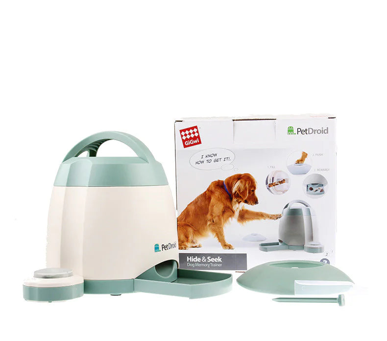 Button Push Dog Feeder