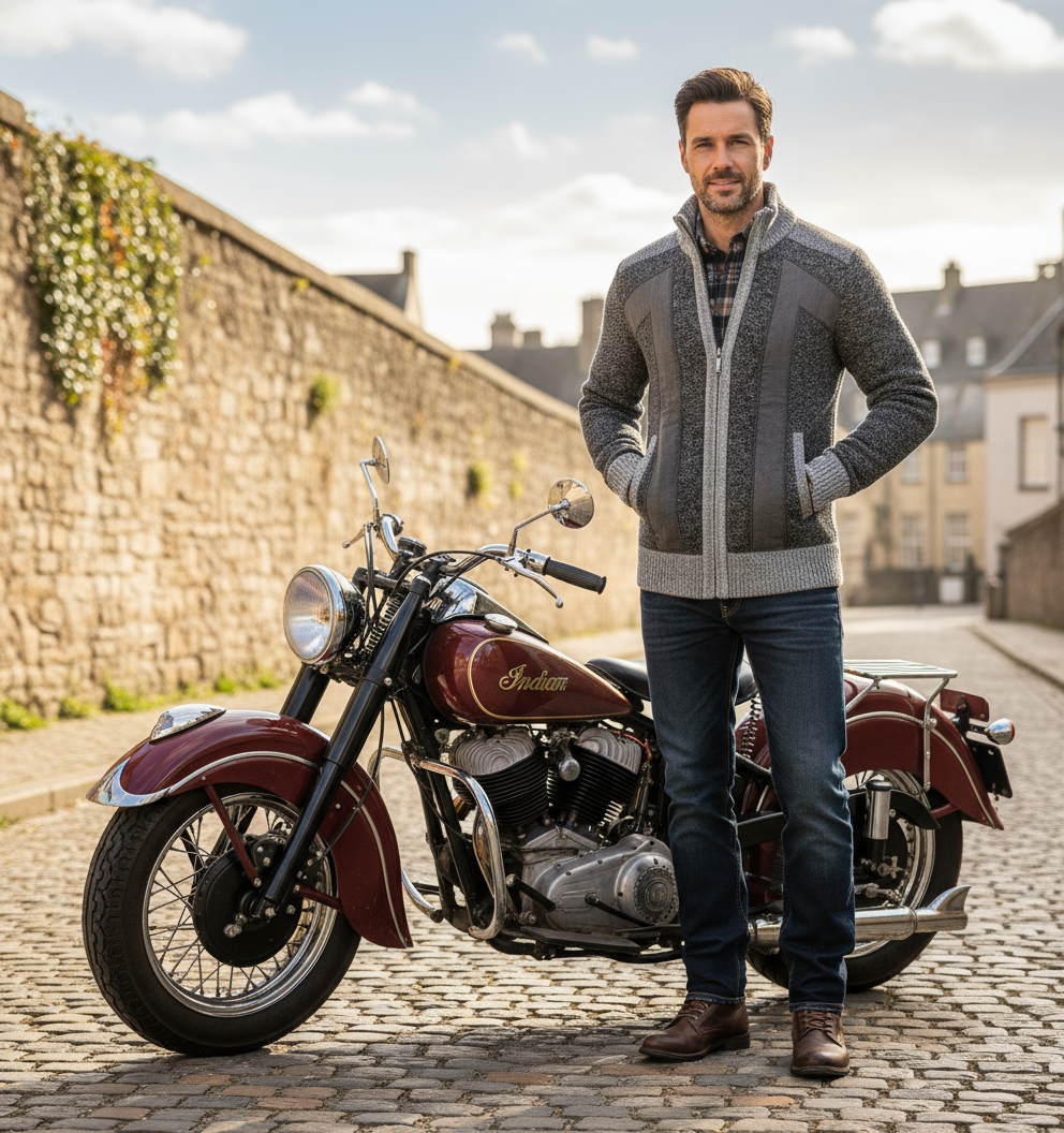 🧥: Men's Stand Collar Plush Sweater - Casual Comfort Winter Pullover