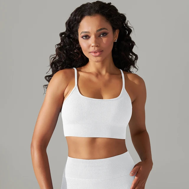 🏃‍♀️: Shockproof Fitness Bra with Removable Chest Pad - Ultimate Athletic Support