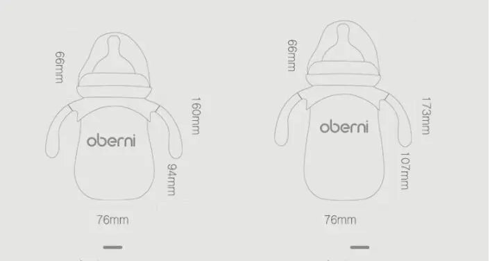 🍼: WideCaliber Anti-Colic Baby Bottle - Wide Mouth Design with Handle