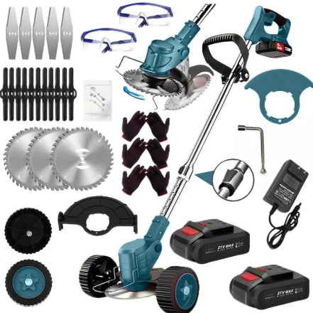 🔧: 21V Cordless Electric Weed Trimmer