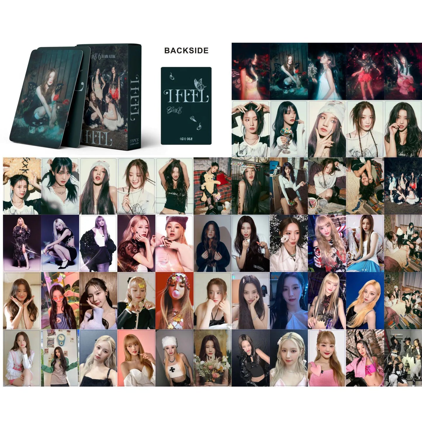 🎴: K-Pop Girl Group Lomo Cards Set - ITZY, IVE, TWICE & More