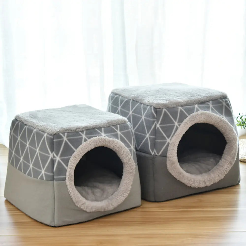 🏠: Luxury Pet Villa Space Capsule Bed - Premium Dual-Use Design