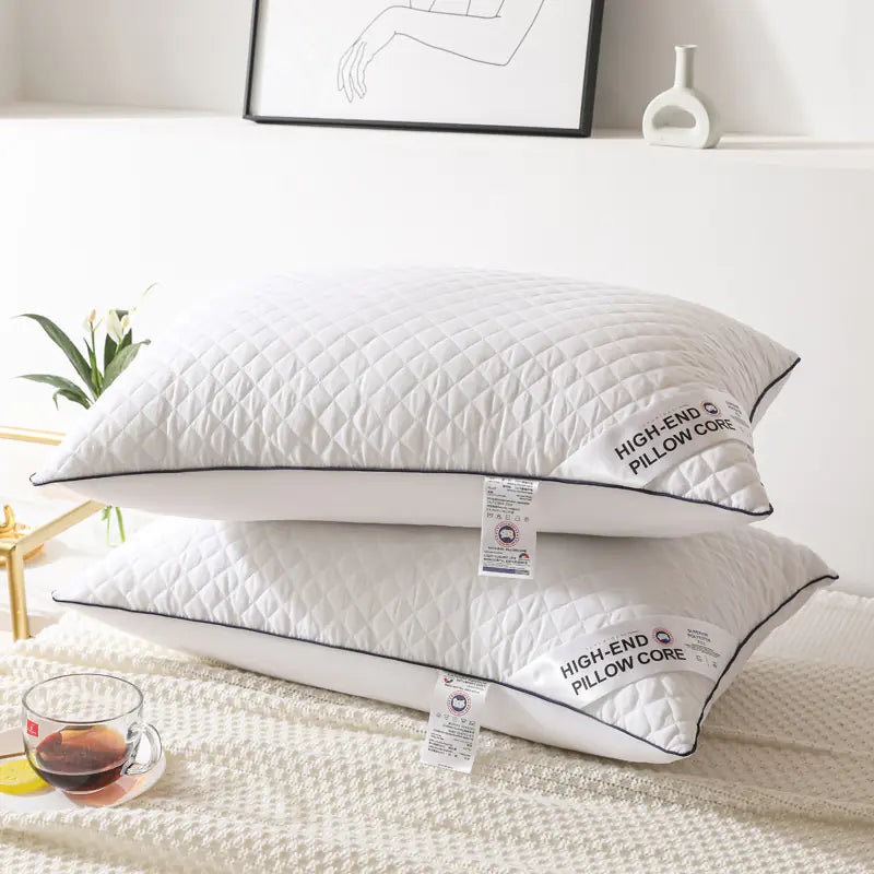 🪶 Velvet Feather Pillow - Luxurious Sleep Support for Adults