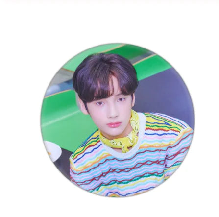 🔑: TXT Keychain and Badge Set - Tinplate Design