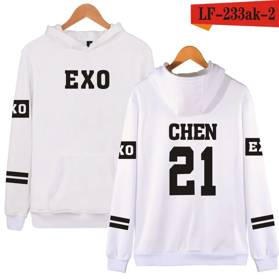 👗: EXO Hoodie with Luhan and Kris Design - Fall/Winter