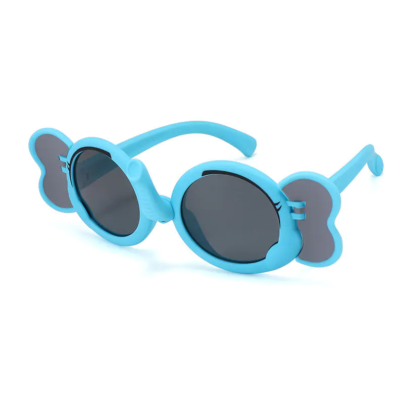 👶: Kids Elephant Polarized Sunglasses - Adorable Cartoon Animal Eyewear