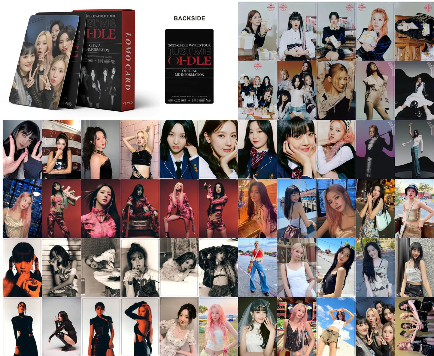 🎴: K-Pop Girl Group Lomo Cards Set - ITZY, IVE, TWICE & More