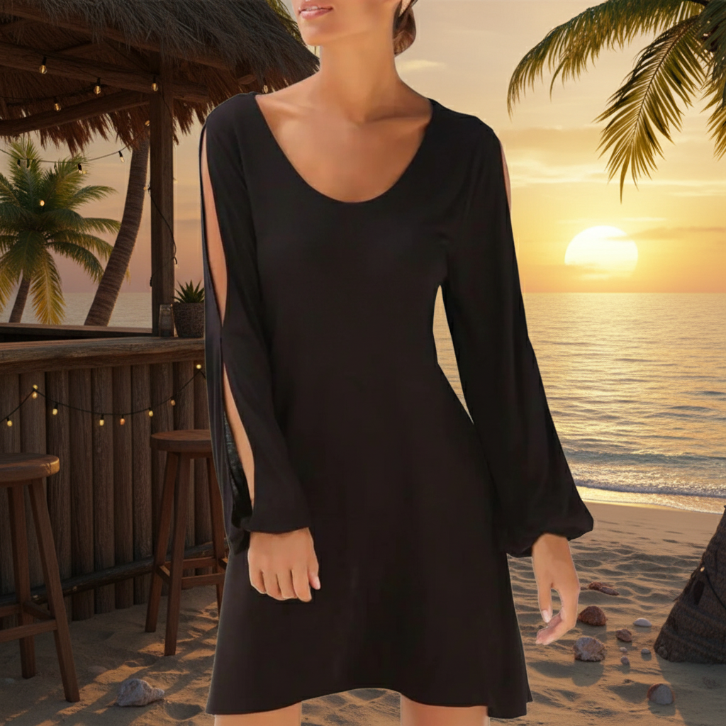 👗: Breezy Beach Mini Dress - Casual Summer Resort Style