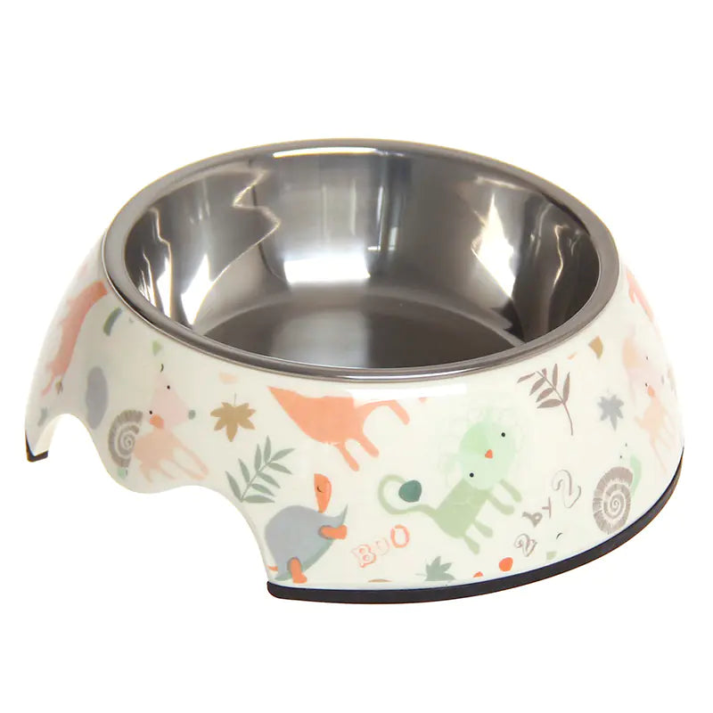 🐾: Non-Slip Dual-Use Stainless Steel Pet Bowl