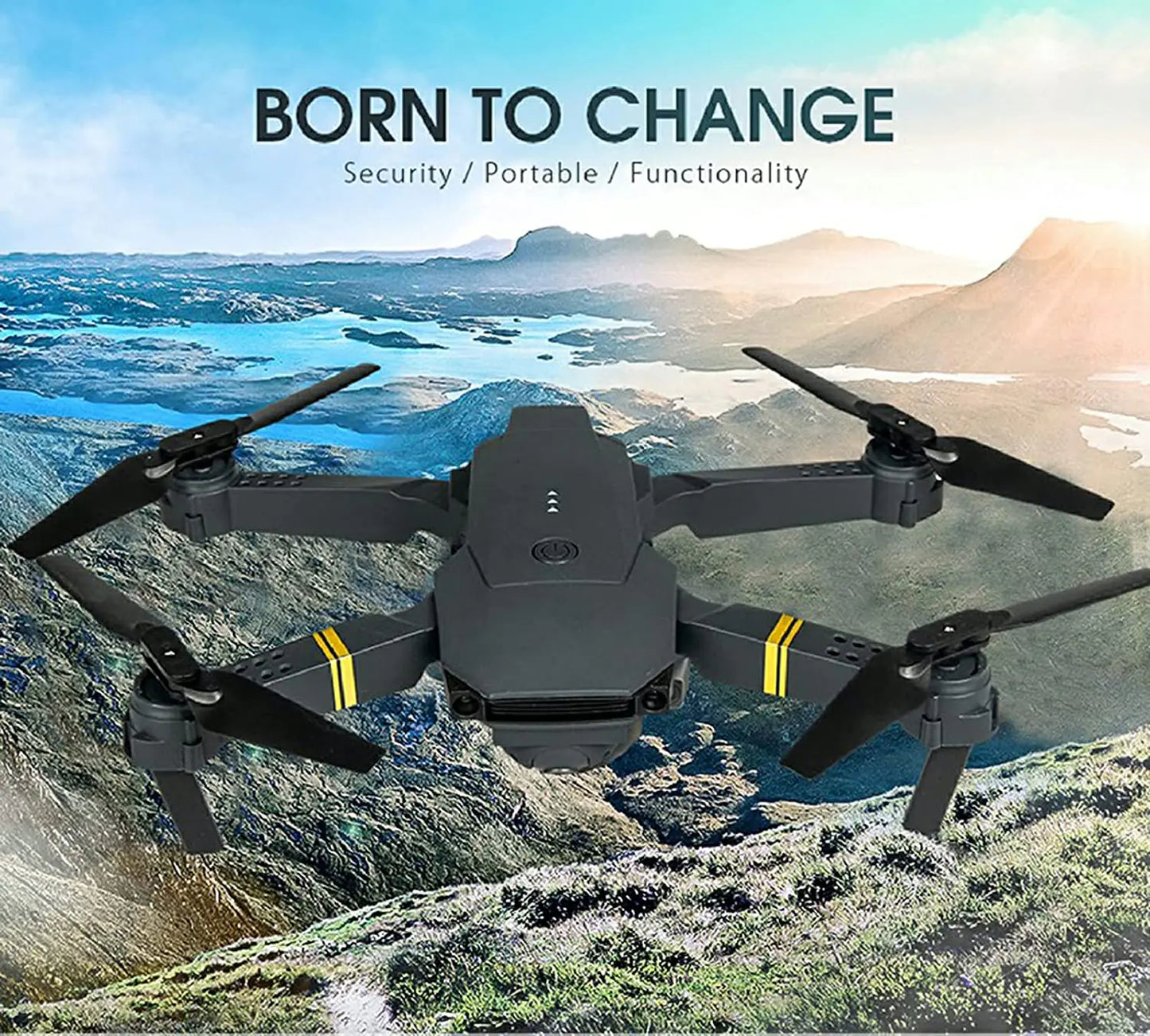 🚁: 4K HD Dual Camera Drone - WiFi FPV Foldable Quadcopter with Wide Angle