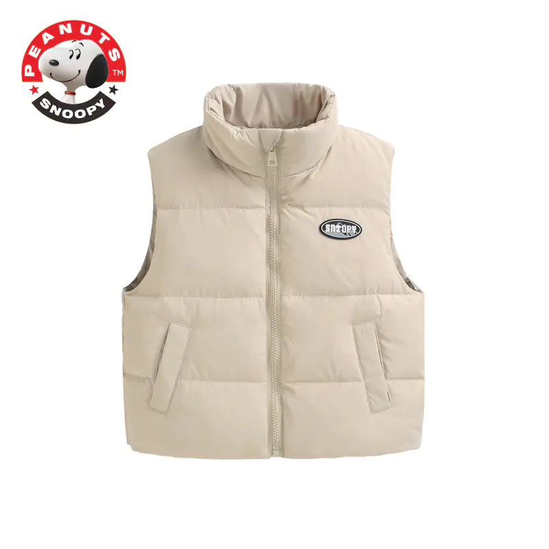 🐶: Snoopy Kids Vest - Lightweight Down Winter Jacket
