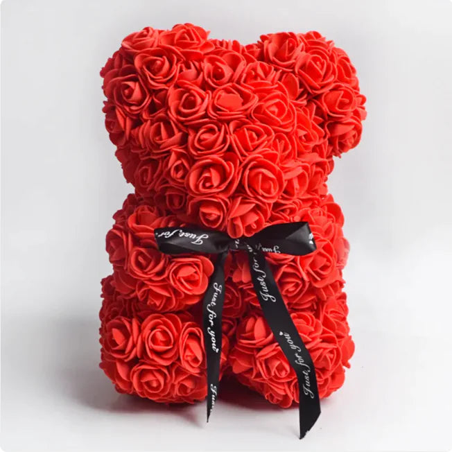 Rose Bear Teddy - Valentine's Day PE Foam Rose Bear