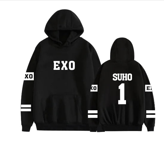 👗: EXO Hoodie with Luhan and Kris Design - Fall/Winter