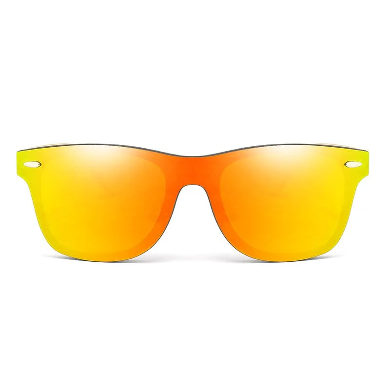 🌿: Bamboo Wood HD Polarized Sunglasses - Eco-Friendly UV Protection